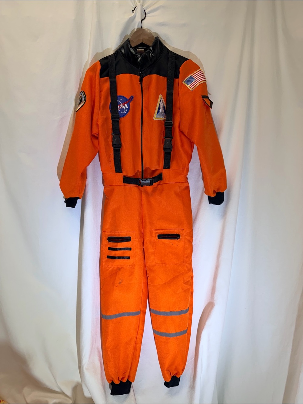 Kids Orange NASA Astronaut Costume